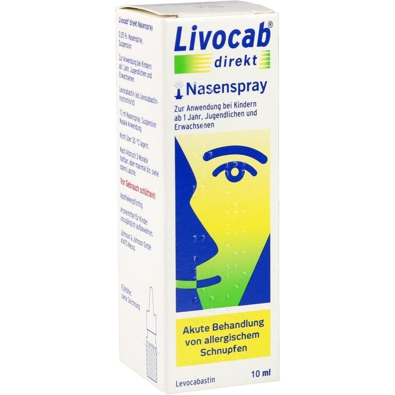 Livocab direkt Nasenspray – Bei allergischem Schnupfen & Heuschnupfen