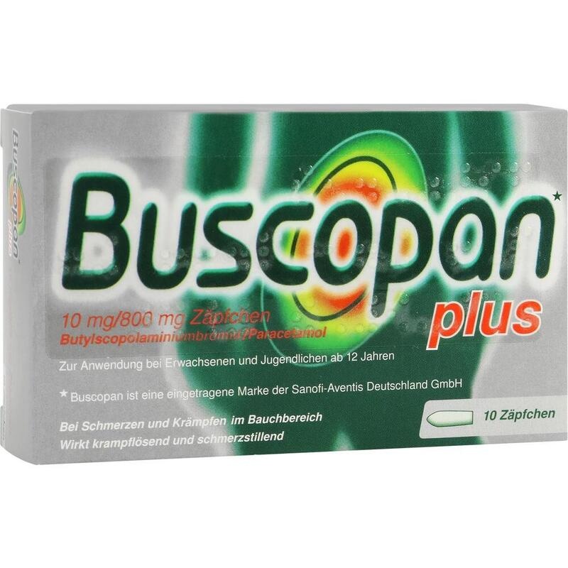 BUSCOPAN plus 10 mg/800 mg Suppositorien