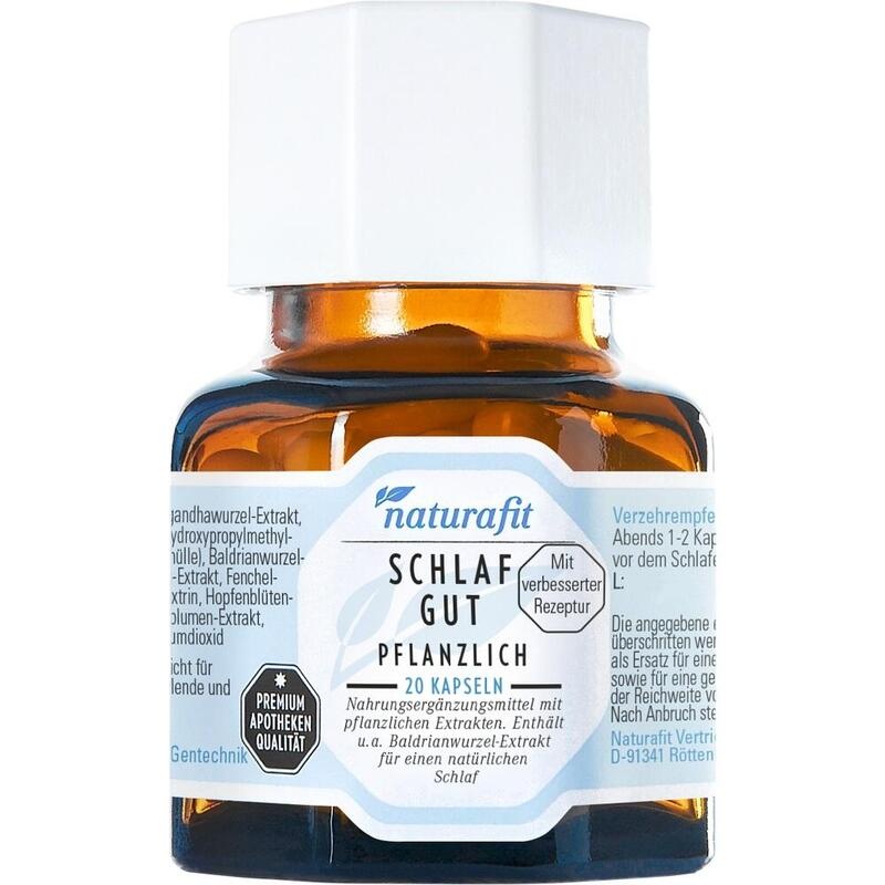 NATURAFIT Schlafgut pflanzlich Kapseln