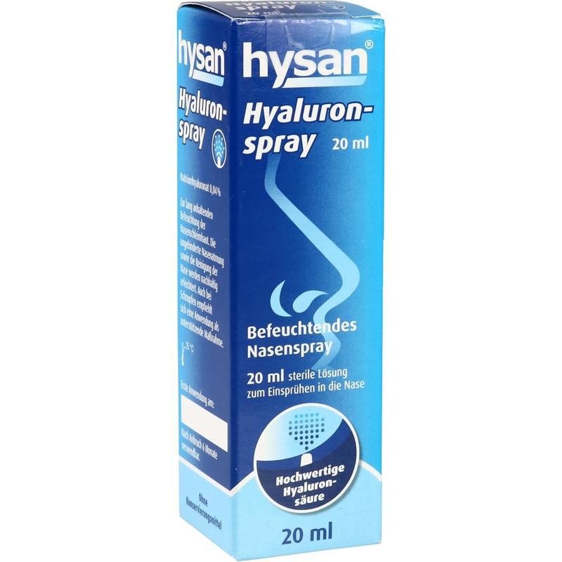 hysan Hyaluronspray mit Hyaluron – Bei trockener Nase, ohne Gewöhnungseffekt