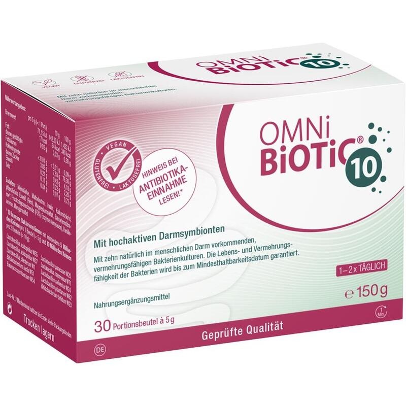 OMNi-BiOTiC 10 Beutel – Bei Antibiotika, Durchfall & Verdauungsproblemen
