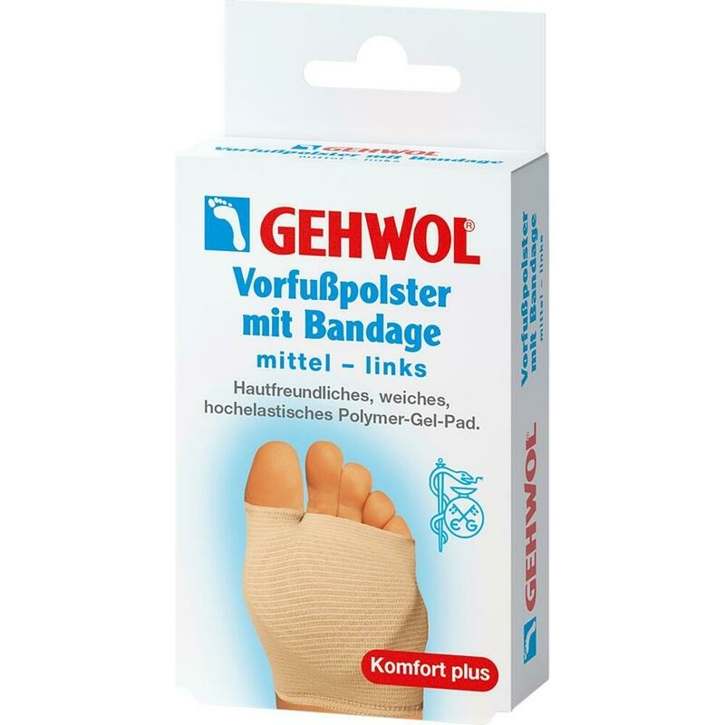 GEHWOL Vorfußpolster mit Bandage links mittel