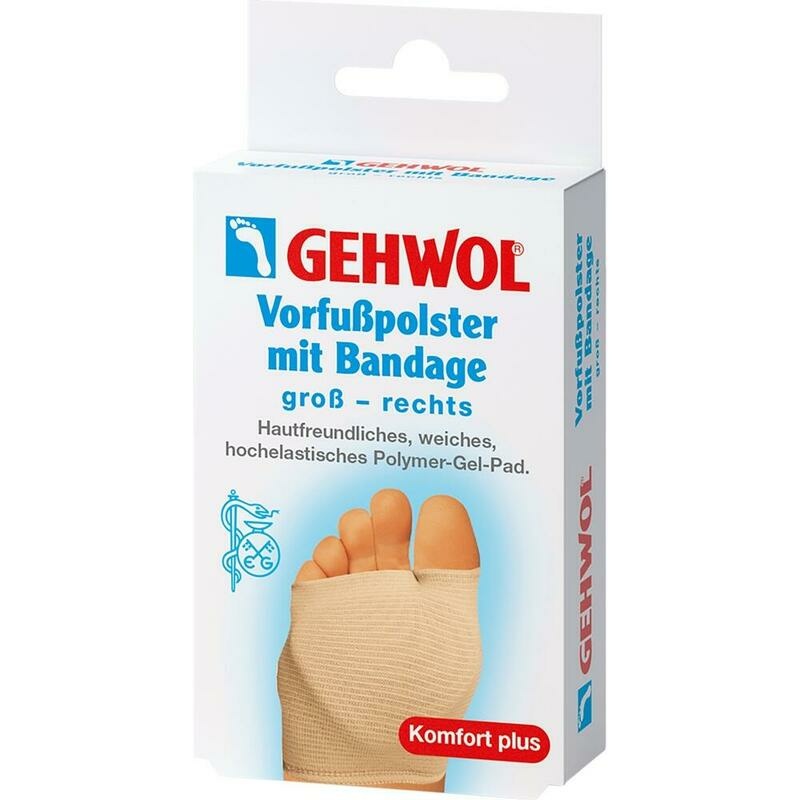 GEHWOL Vorfußpolster mit Bandage rechts groß
