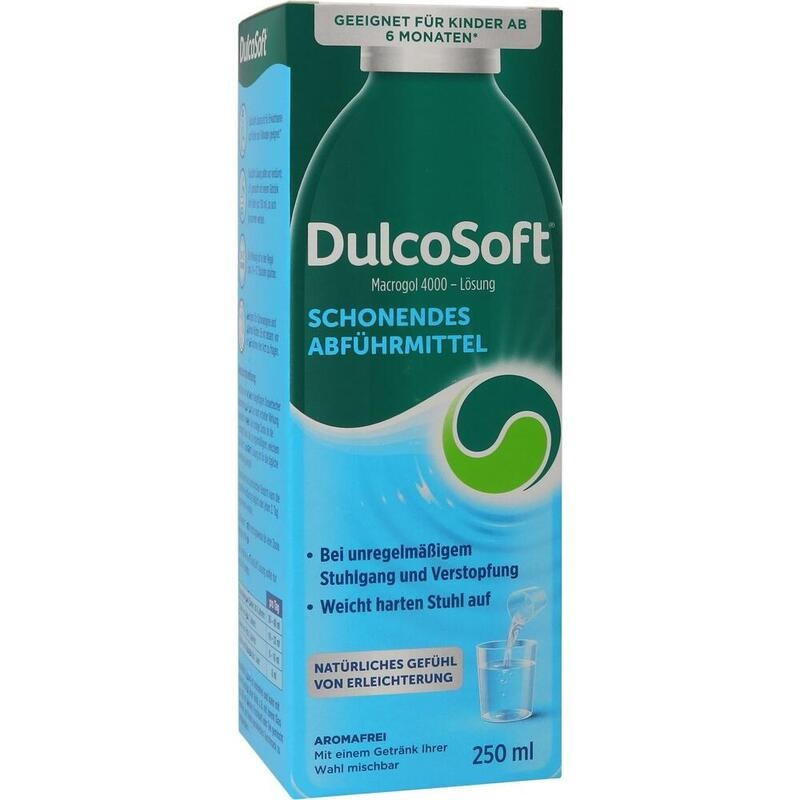 DulcoSoft® Lösung bei Verstopfung, hartem & unregelmäßigem Stuhlgang - geschmacksneutral