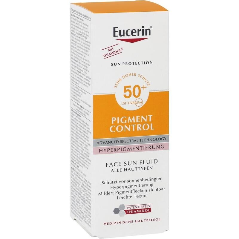 Eucerin Pigment Control Sun Fluid LSF 50+ – Gegen Pigment- & Altersflecken