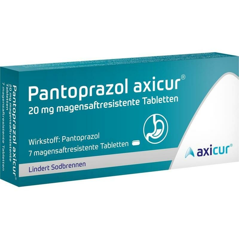 PANTOPRAZOL axicur 20 mg magensaftres.Tabletten