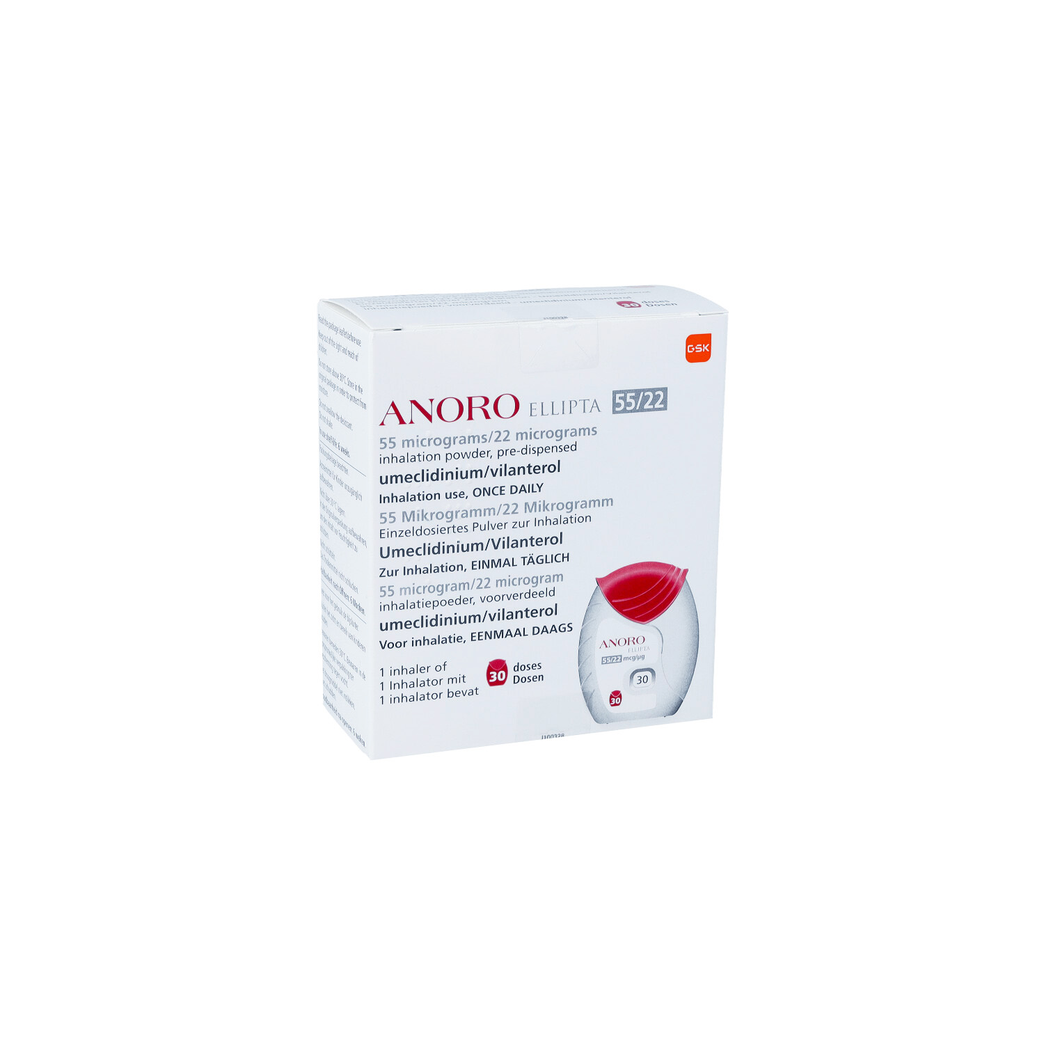ANORO ELLIPTA 55 μg/ 22 μg 30ED einzeldos.Inh.-P.