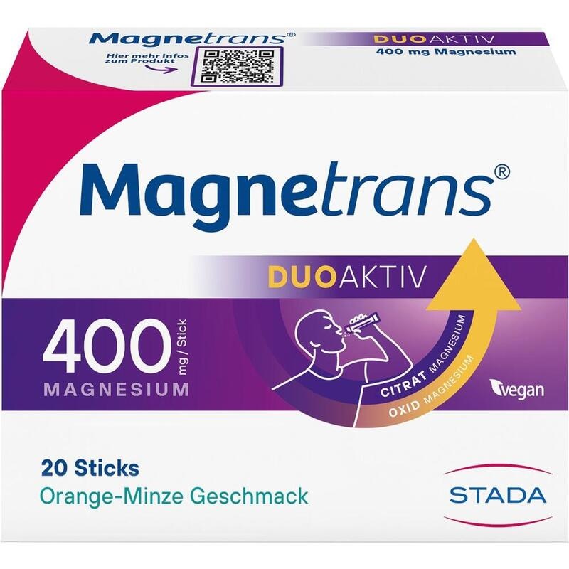 MAGNETRANS duo-aktiv 400 mg Sticks