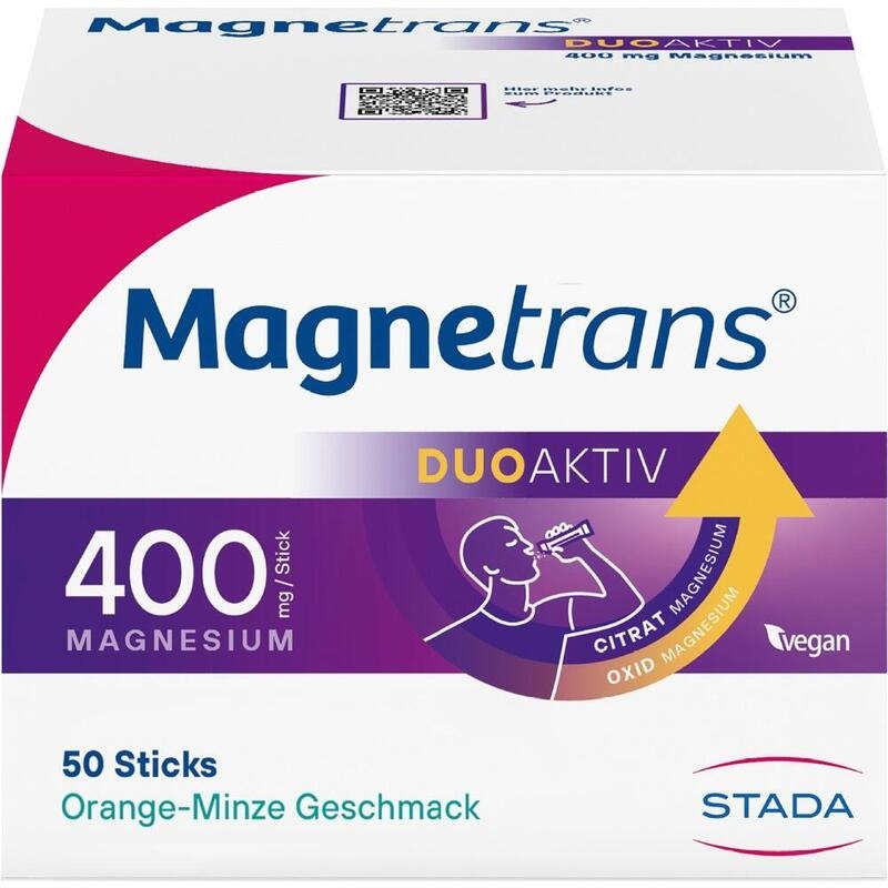 MAGNETRANS duo-aktiv 400 mg Sticks