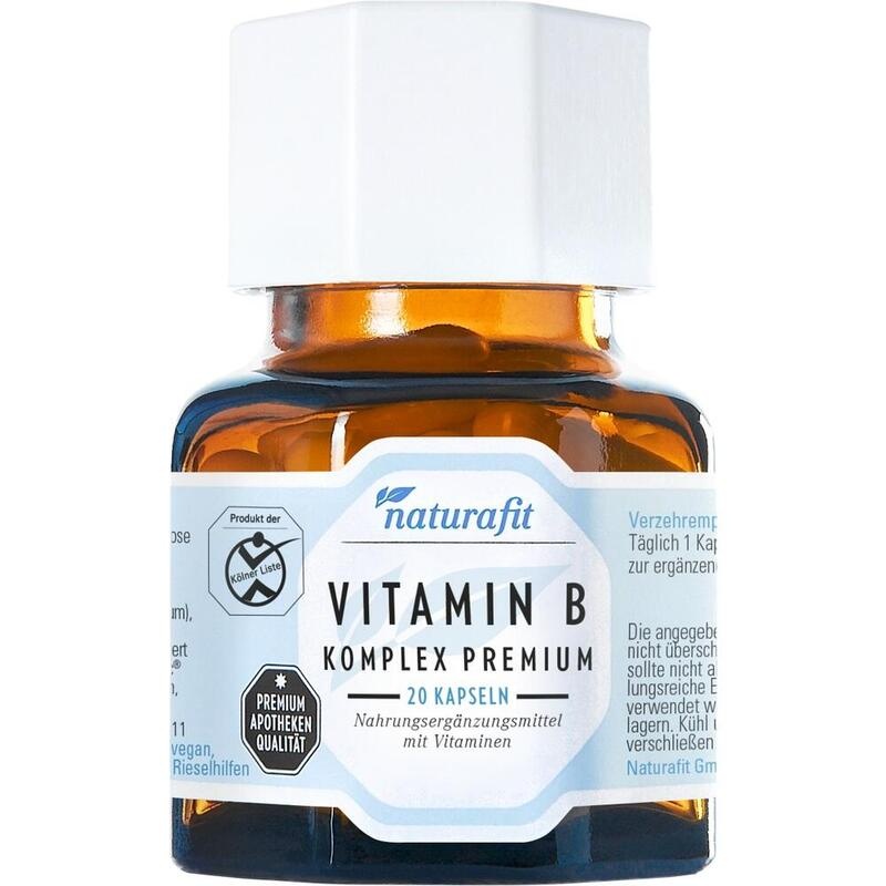 NATURAFIT Vitamin B Komplex Premium Kapseln