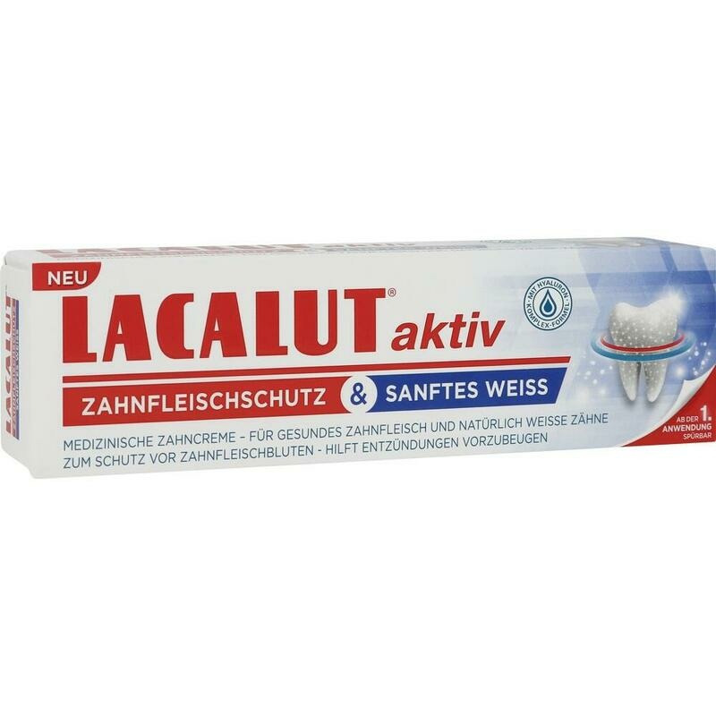 LACALUT aktiv Zahnfleischschutz & sanftes Weiß – Medizinische Zahncreme