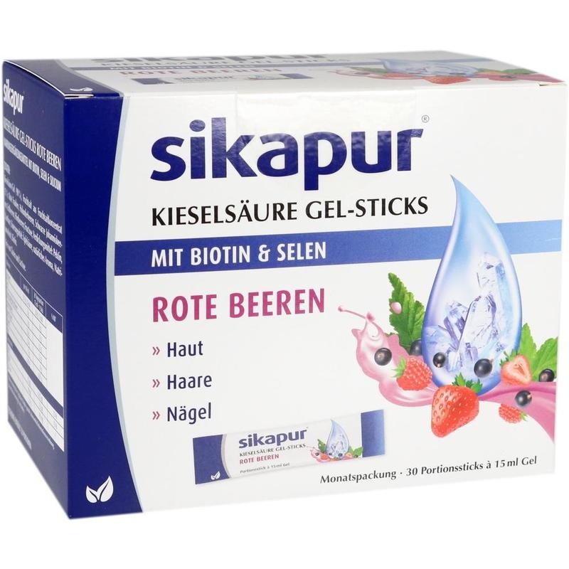 SIKAPUR Kieselsäure Gel-Sticks rote Beeren