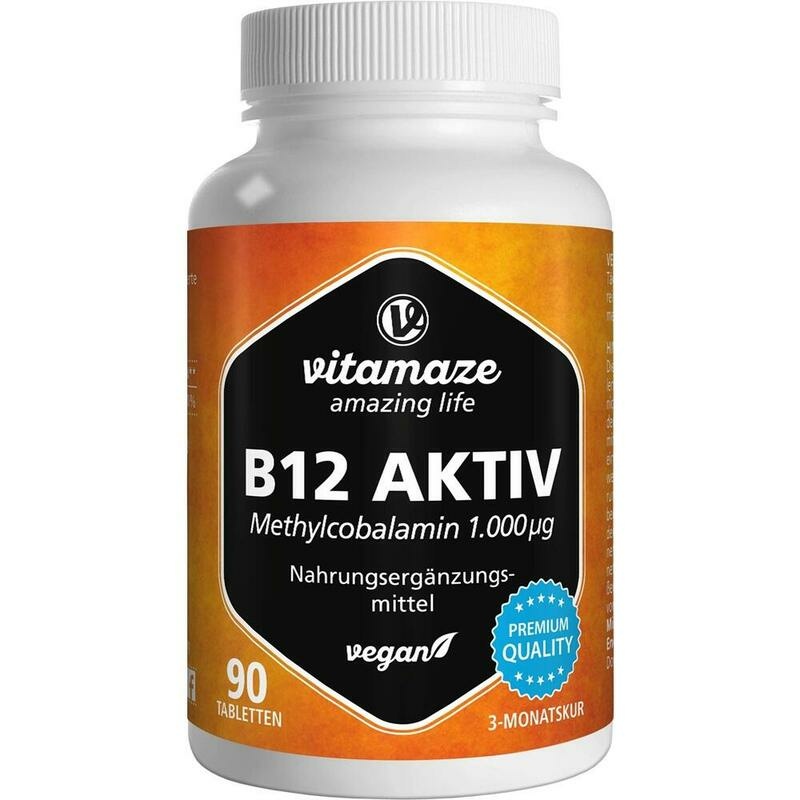 B12 AKTIV 1.000 μg vegan Tabletten