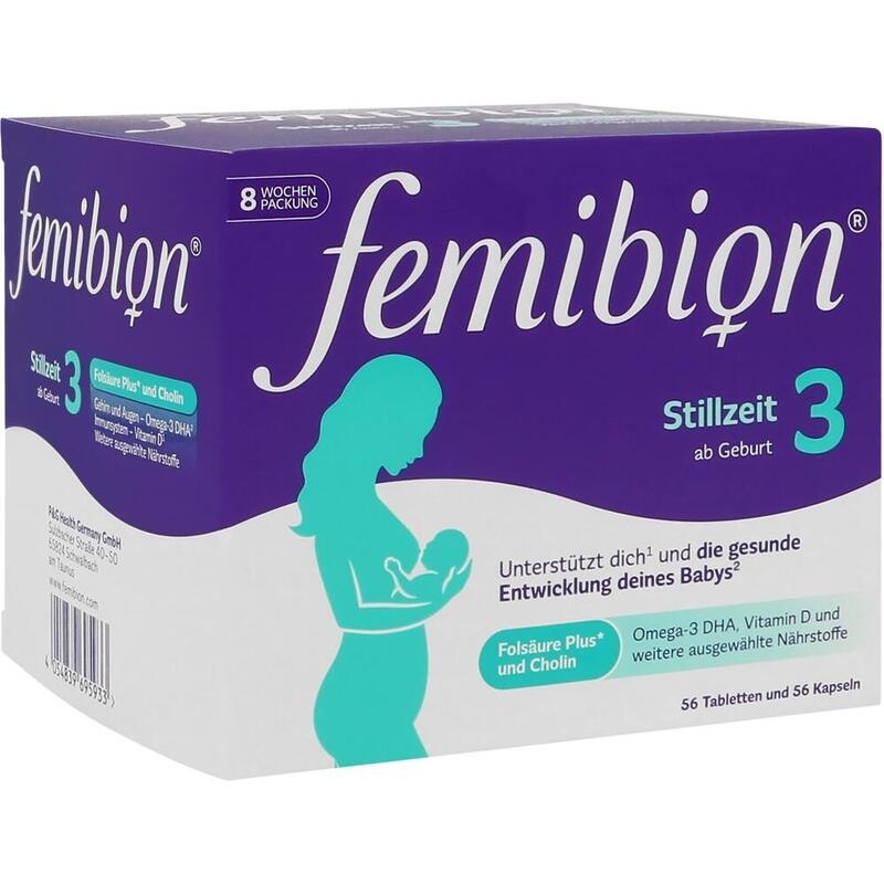 Femibion 3 Stillzeit – Mit Cholin, DHA & Folsäure nach der Geburt