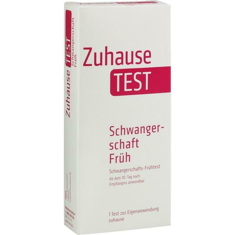 ZUHAUSE TEST Schwangerschaft früh Urin