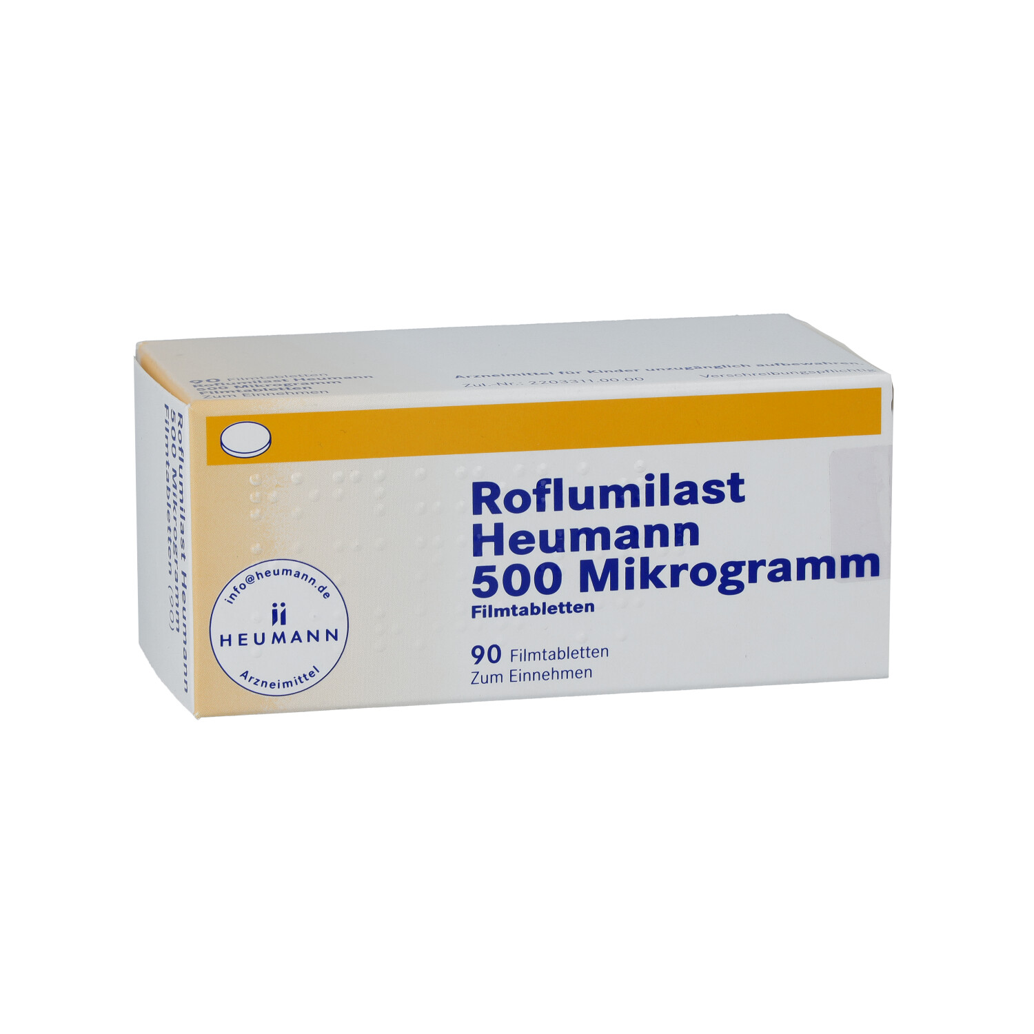ROFLUMILAST Heumann 500 Mikrogramm Filmtabletten