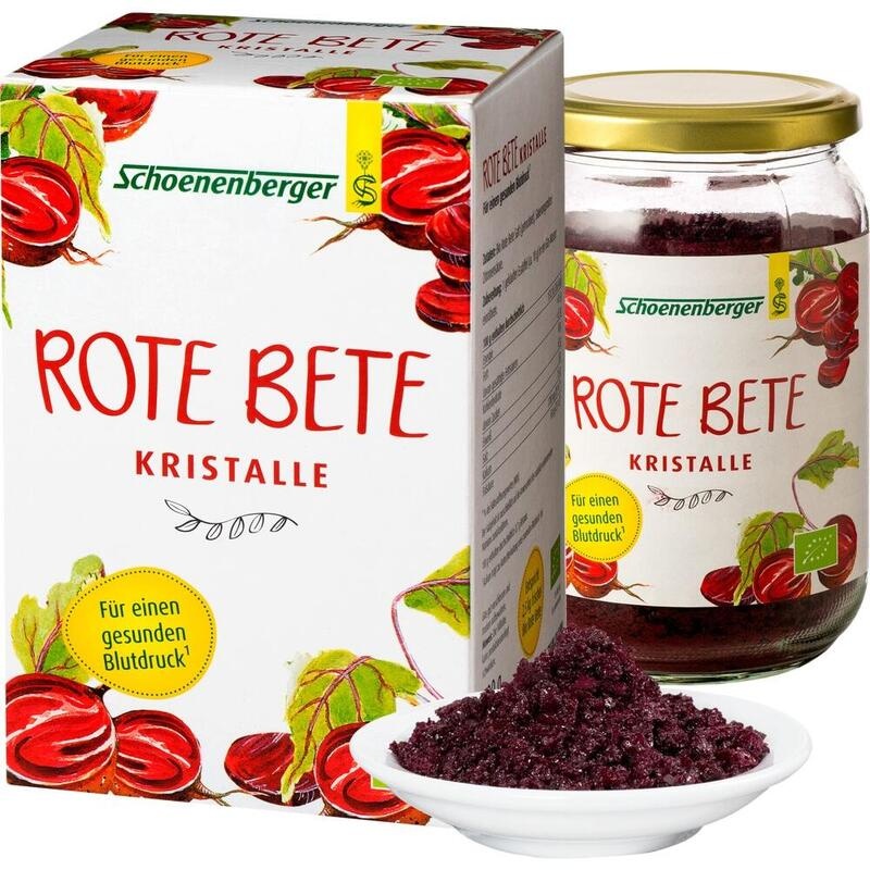 ROTE BETE Kristalle Bio Schoenenberger Pulver