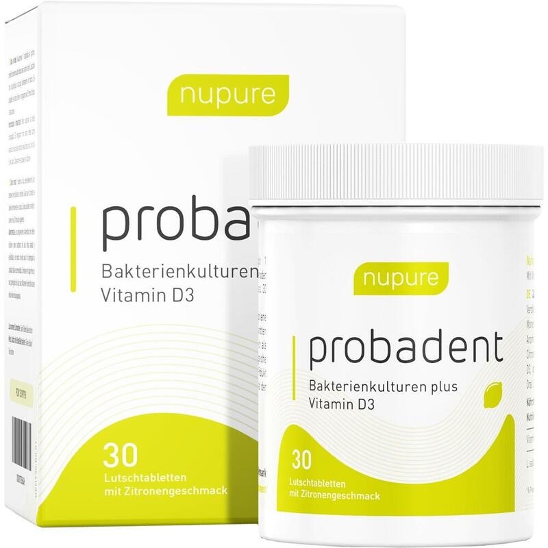 NUPURE probadent Probiotikum bei Mundgeruch Lut.