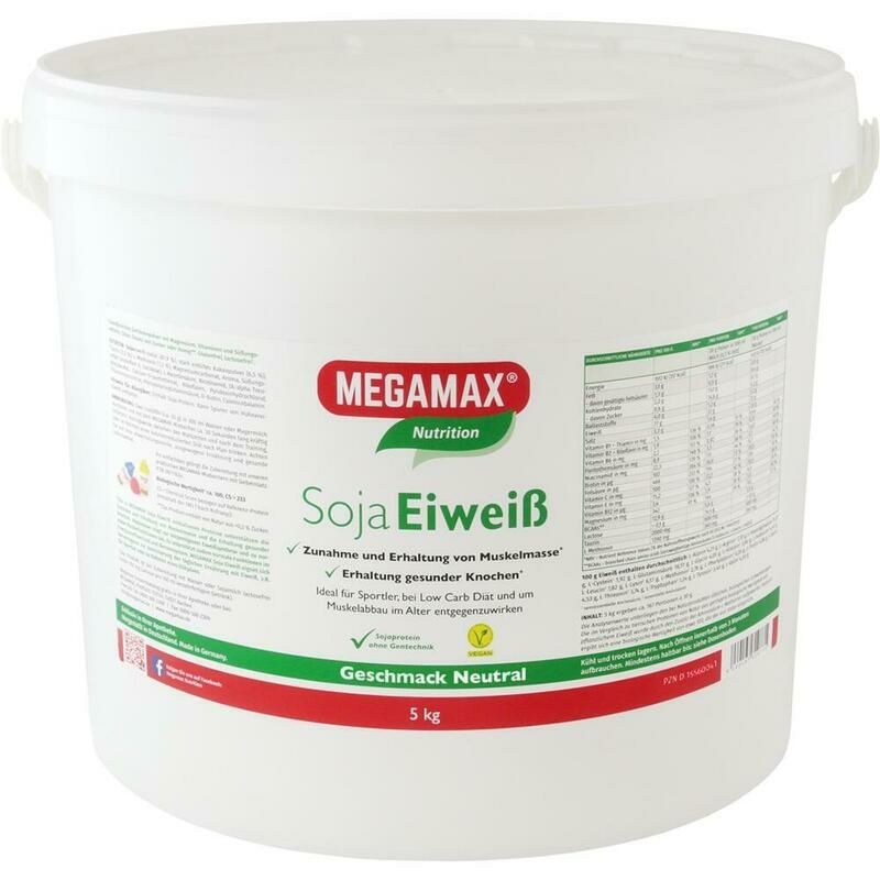 MEGAMAX Soja Eiweiß neutral Pulver