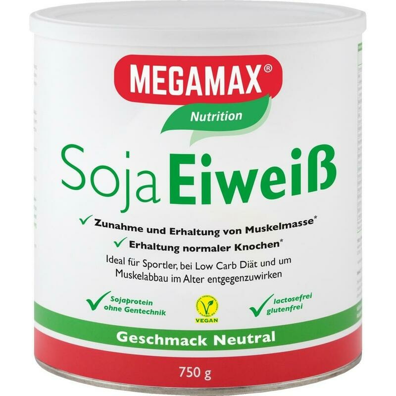 MEGAMAX Soja Eiweiß neutral Pulver