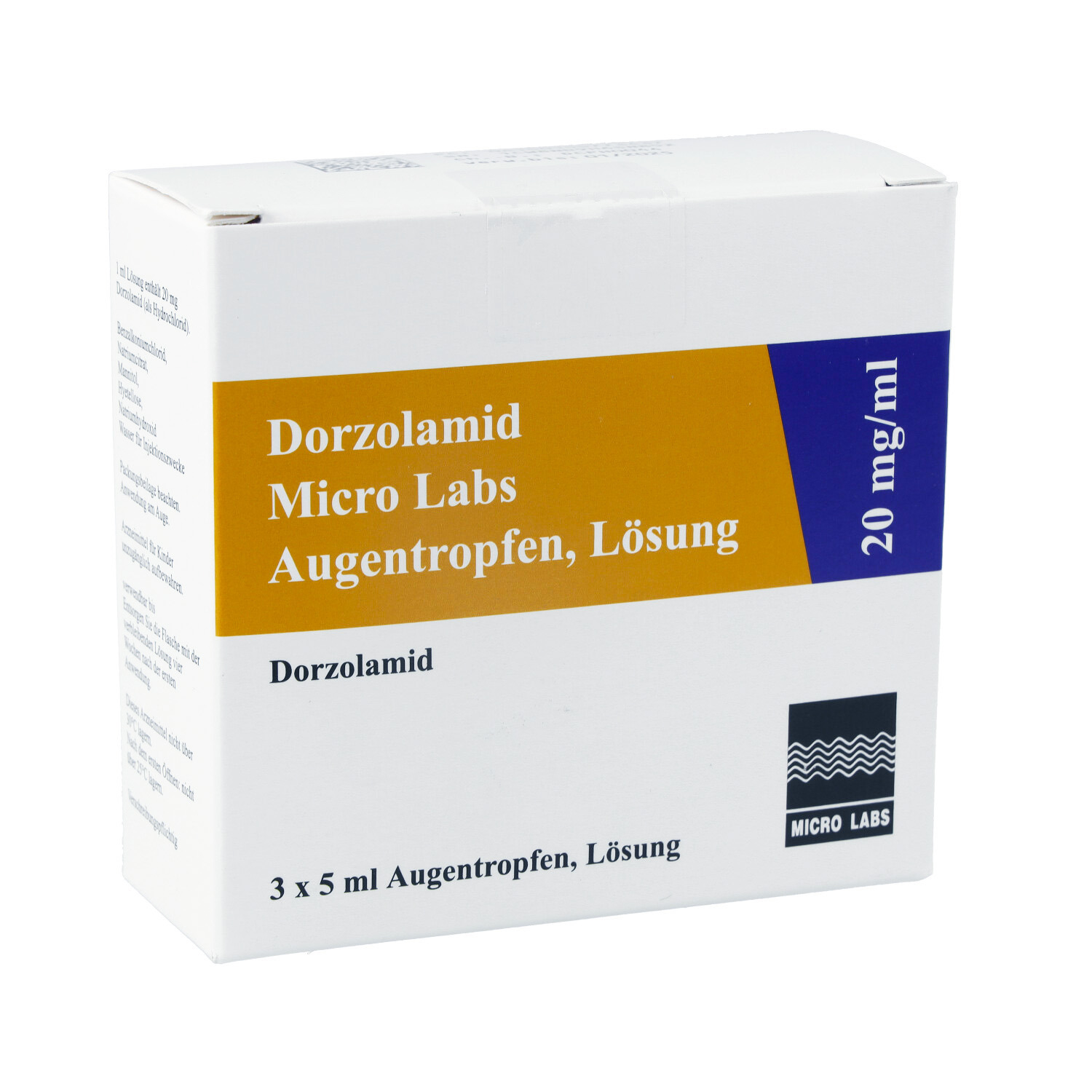 DORZOLAMID Micro Labs 20 mg/ml Augentropfen