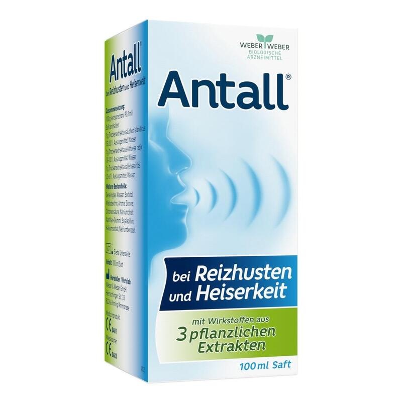 ANTALL bei Reizhusten und Heiserkeit Saft