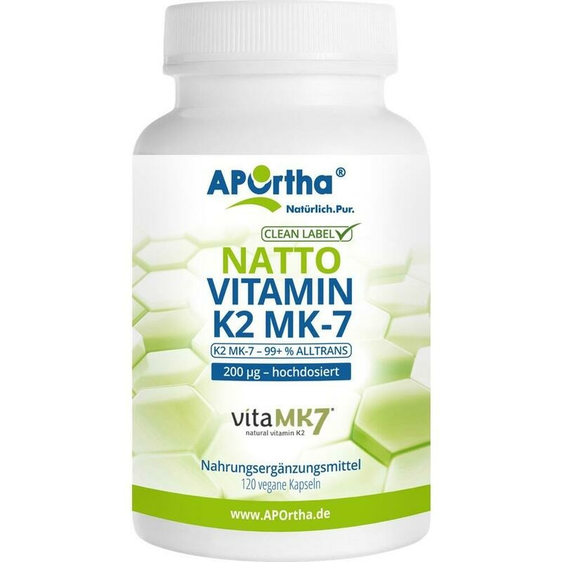 APORTHA Vitamin MK-7 Vitamin K2-MK-7 200 μg Kaps.