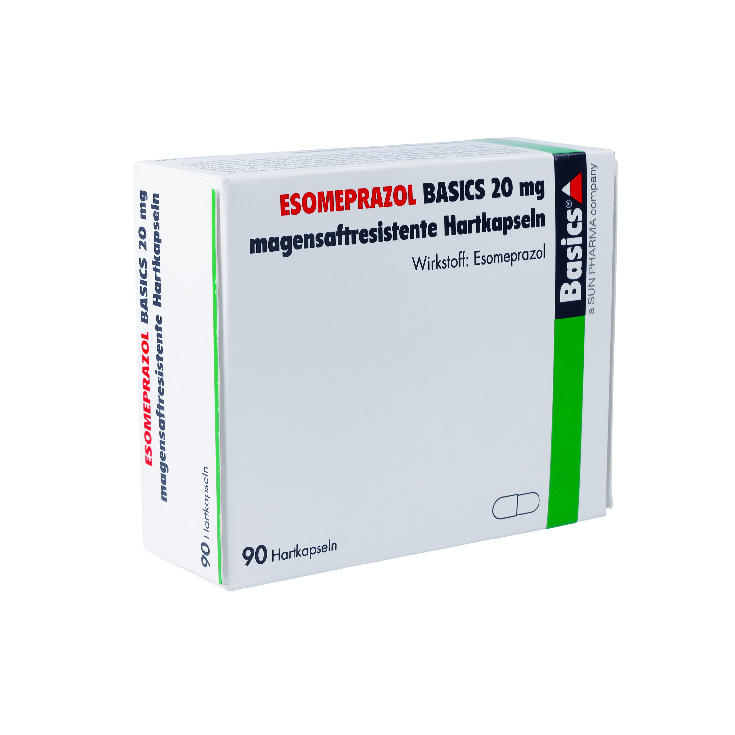 ESOMEPRAZOL BASICS 20 mg magensaftres.Hartkapseln