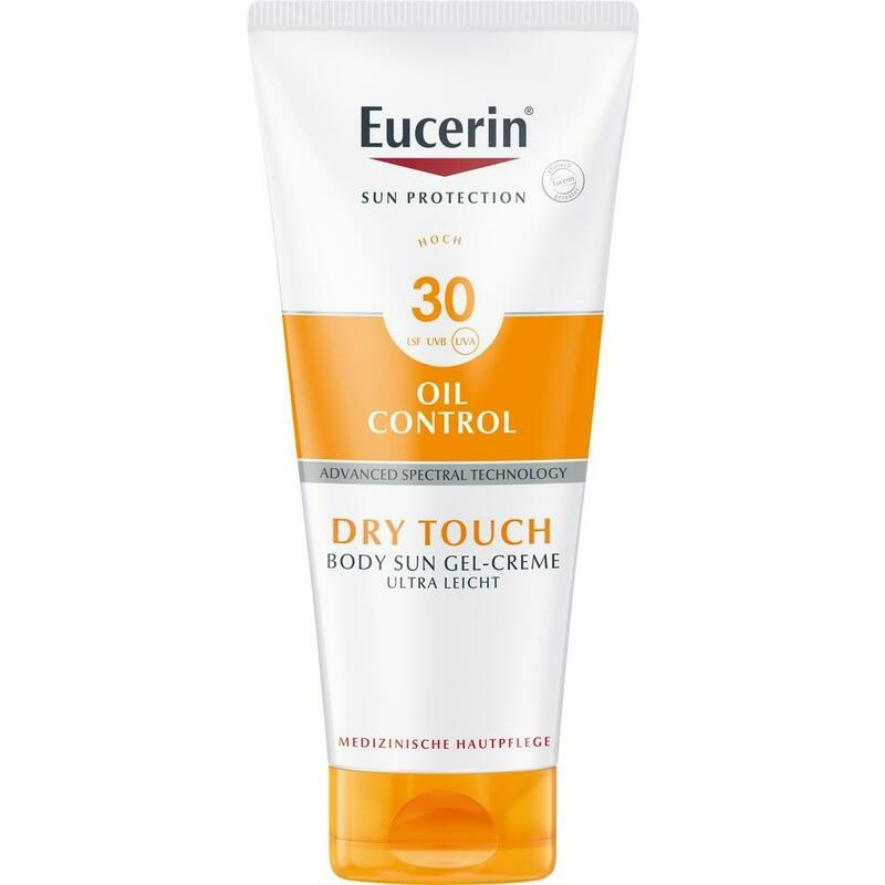 Eucerin Sun Oil Control Body Dry Touch Gel-Creme LSF 30 – Anti-Sand & Anti-Glanz für fettige Haut