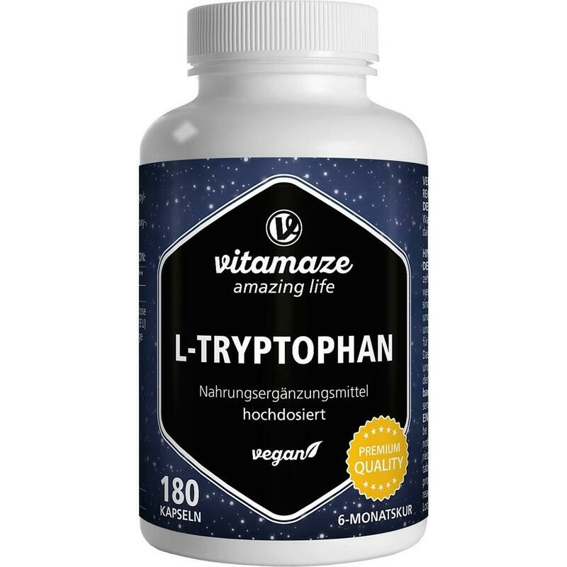 L-TRYPTOPHAN 500 mg hochdosiert vegan Kapseln
