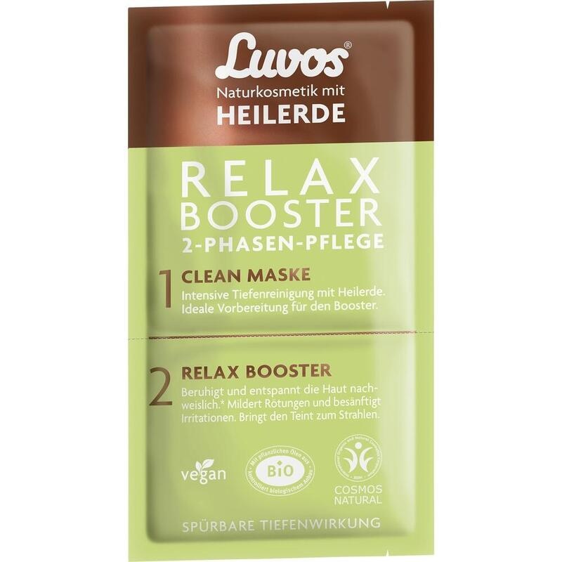 LUVOS Heilerde Relax Booster&Clean Maske 2+7,5ml