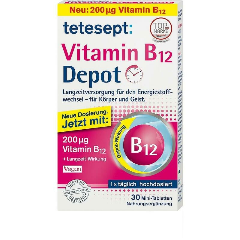 TETESEPT Vitamin B12 Depot 200 μg Filmtabletten