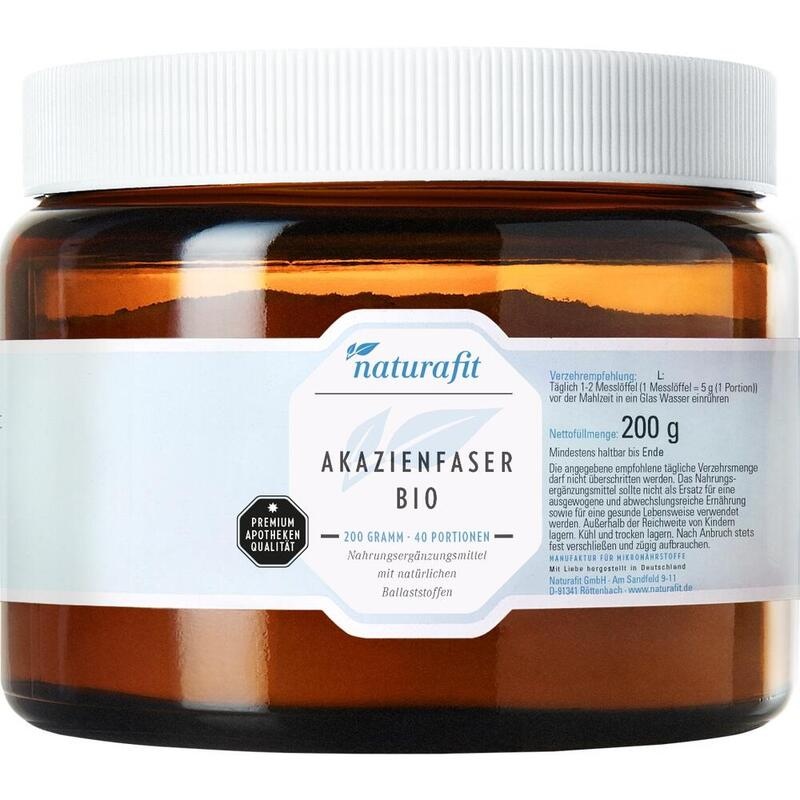 NATURAFIT Akazienfaser Bio Pulver
