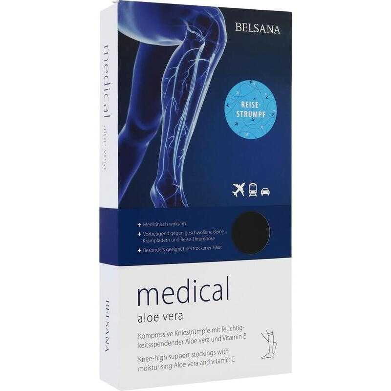 BELSANA med aloe AD Gr.S Gr.36-38 schwarz