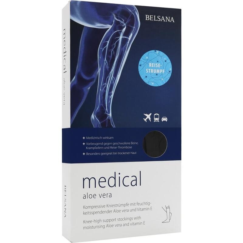 BELSANA med aloe AD Gr.M Gr.36-38 schwarz
