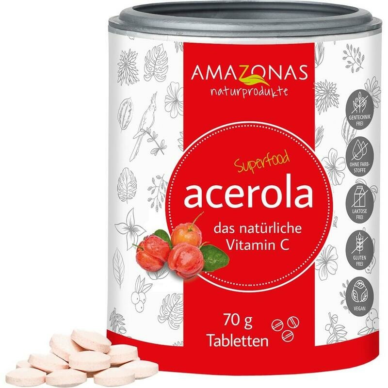 ACEROLA VITAMIN C ohne Zuckerzusatz Lutschtabl.