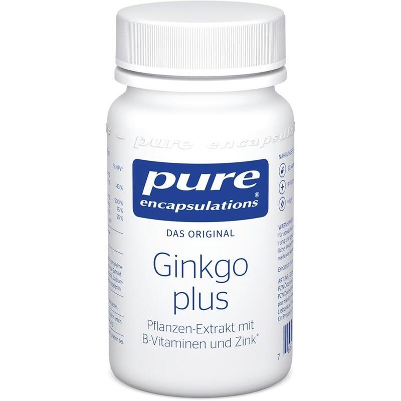 PURE ENCAPSULATIONS Ginkgo plus Kapseln