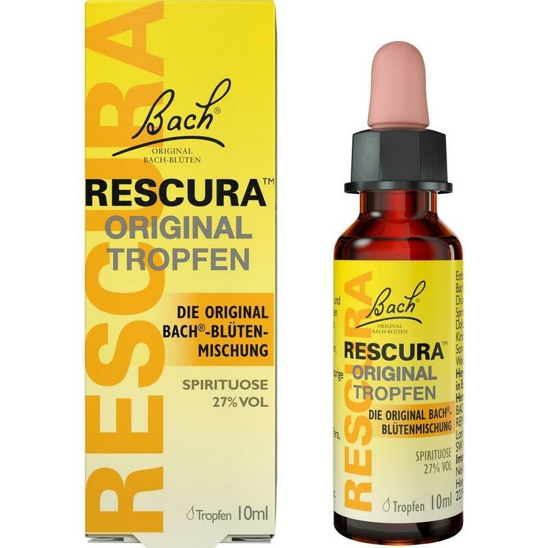 BACHBLÜTEN Original Rescura Tropfen m.Alkohol