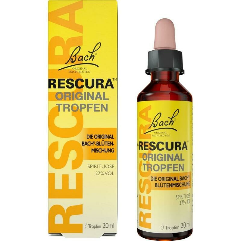 BACHBLÜTEN Original Rescura Tropfen m.Alkohol