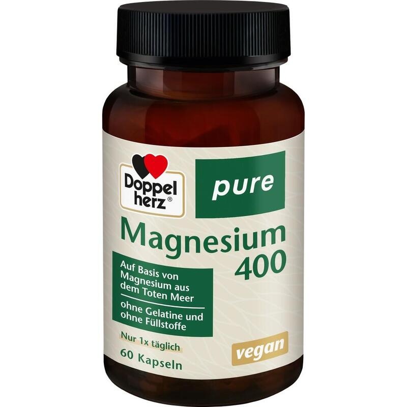 DOPPELHERZ Magnesium 400 pure Kapseln