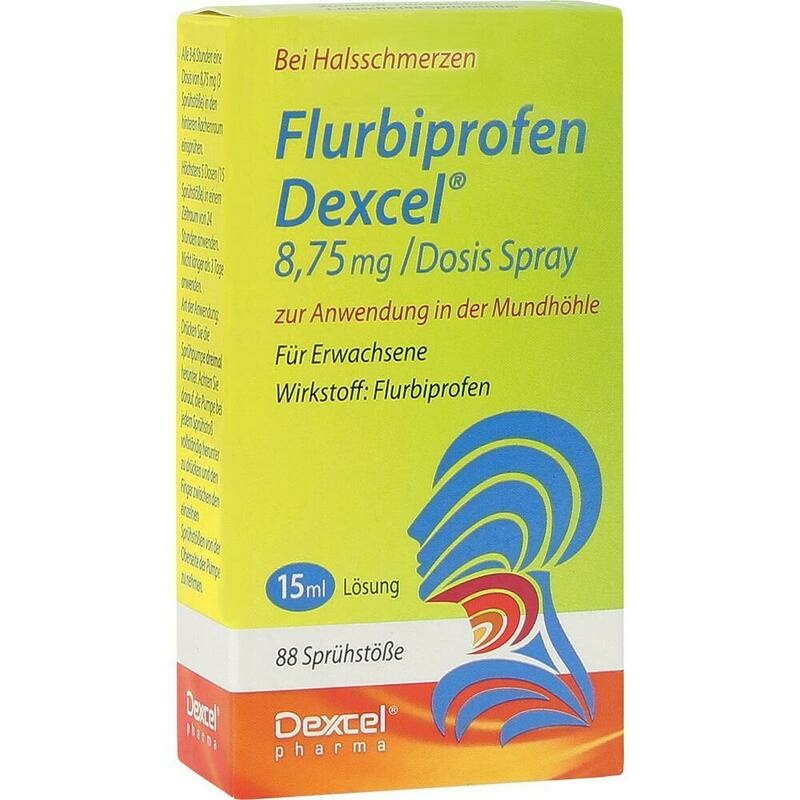 FLURBIPROFEN Dexcel 8,75 mg/Dos.Spray Mundhöhle