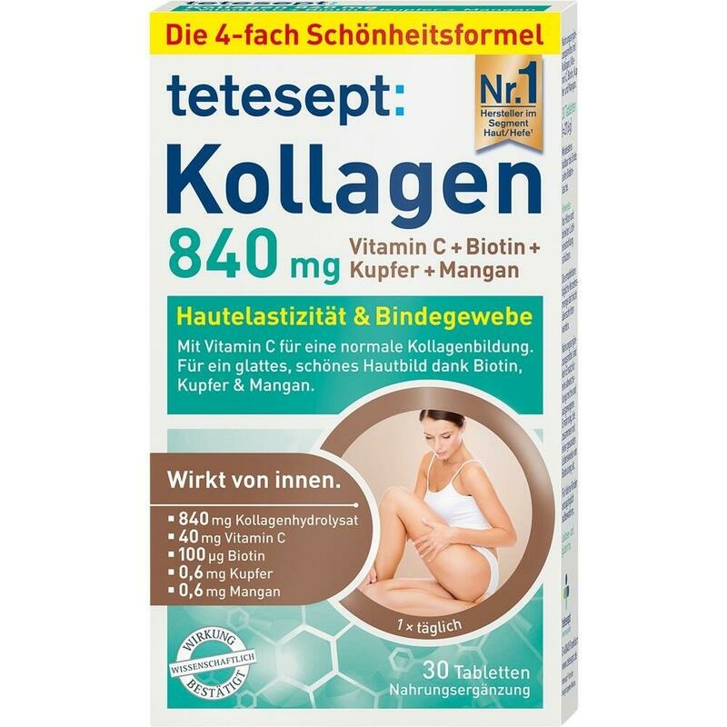 TETESEPT Kollagen 840 mg Filmtabletten