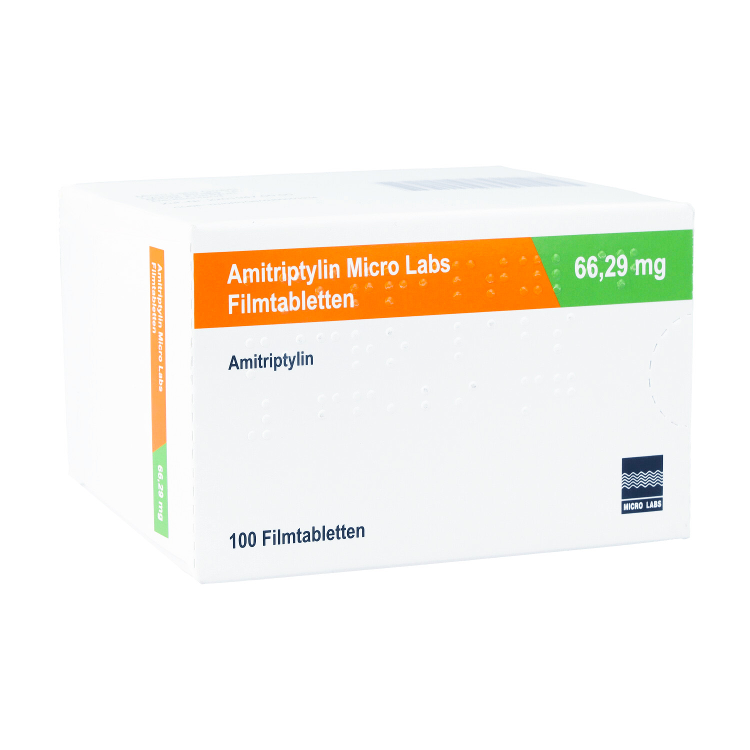 AMITRIPTYLIN Micro Labs 66,29 mg Filmtabletten