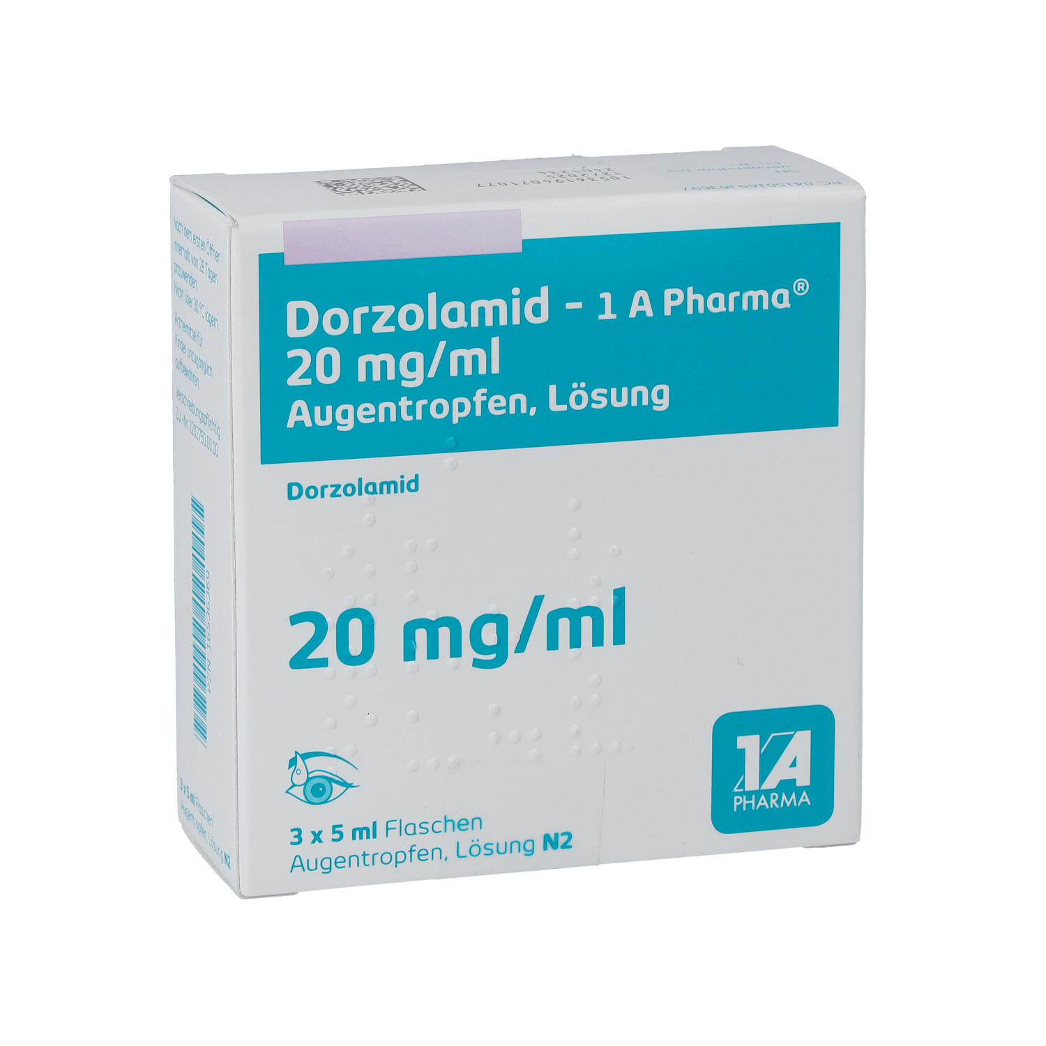 DORZOLAMID-1A Pharma 20 mg/ml Augentropfen Lösung