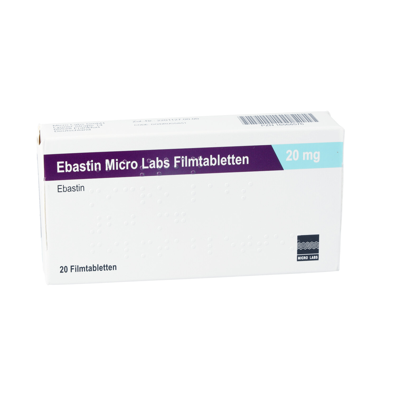 EBASTIN Micro Labs 20 mg Filmtabletten