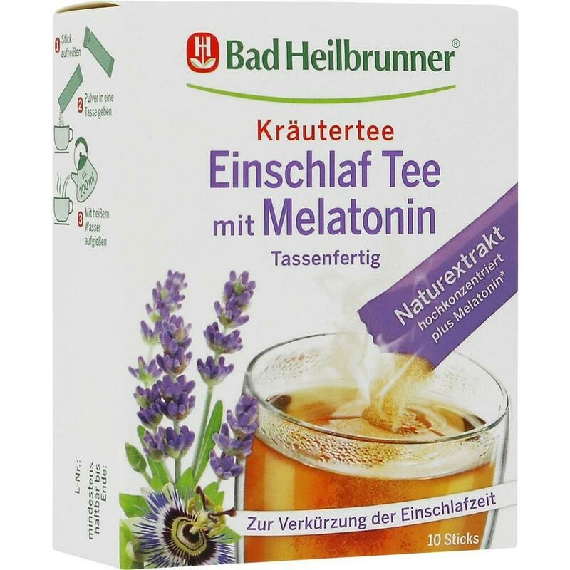 BAD HEILBRUNNER Einschlaf Tee m.Melatonin tassenf.