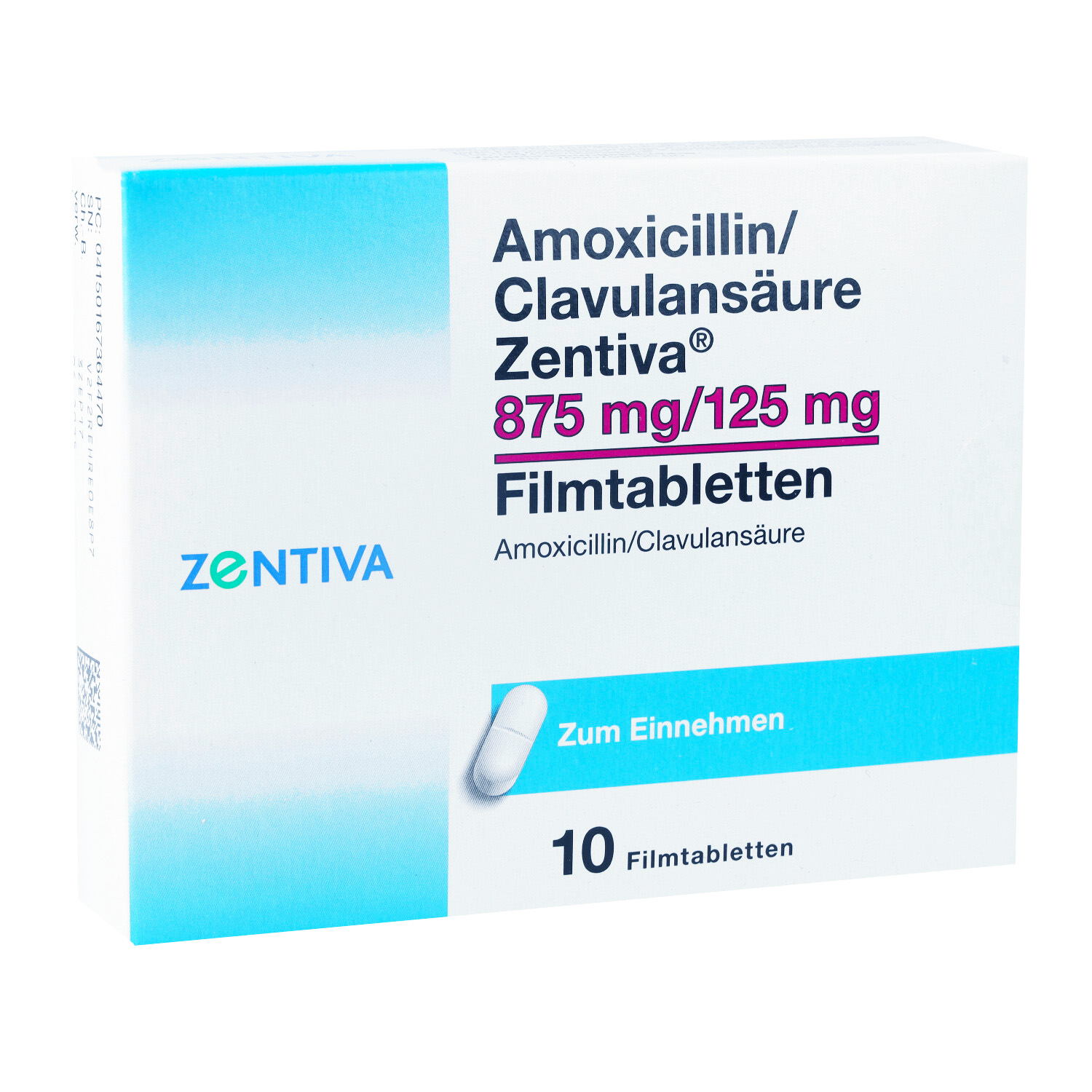 AMOXICILLIN/Clavulansäure Zentiva 875mg/125mg FTA