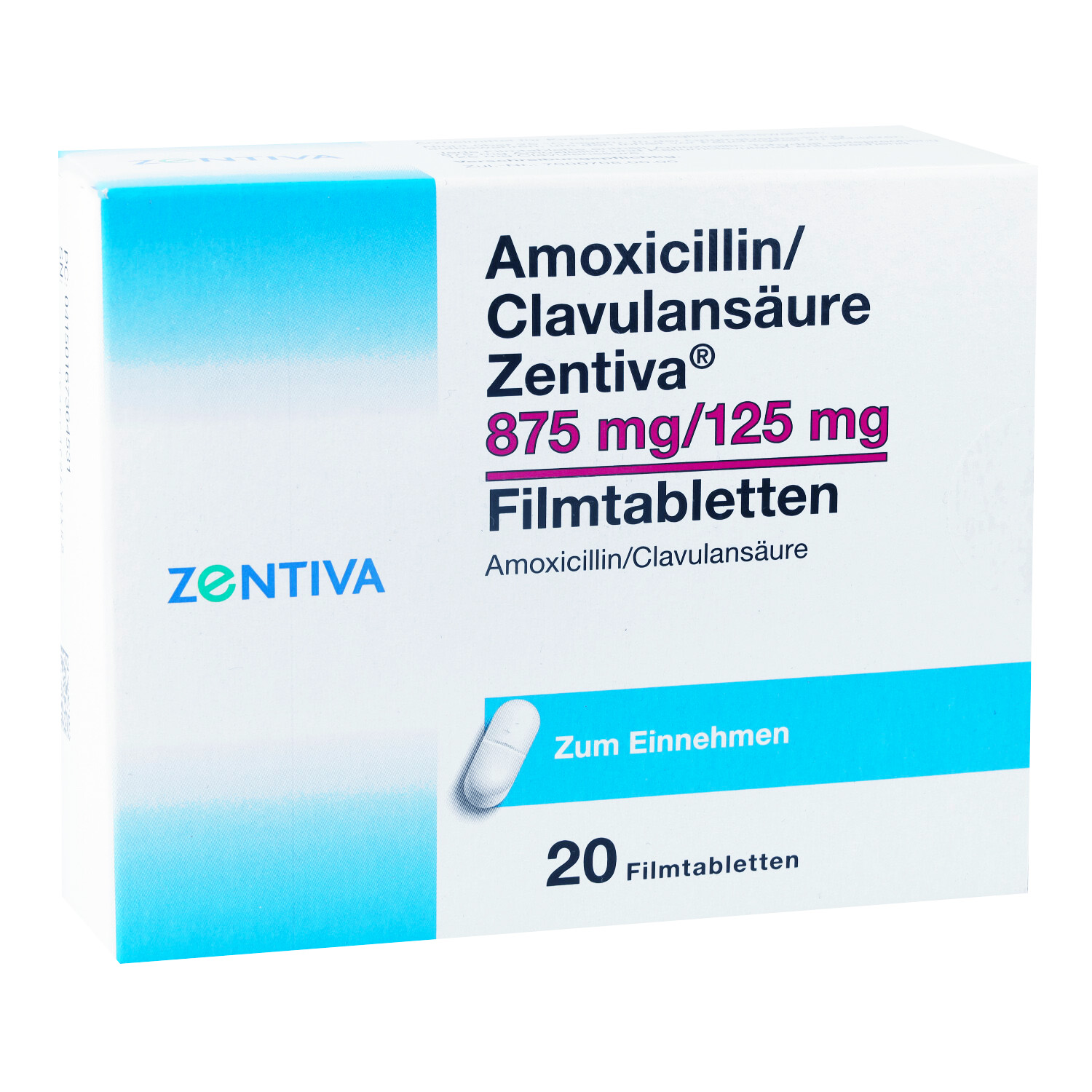 AMOXICILLIN/Clavulansäure Zentiva 875mg/125mg FTA
