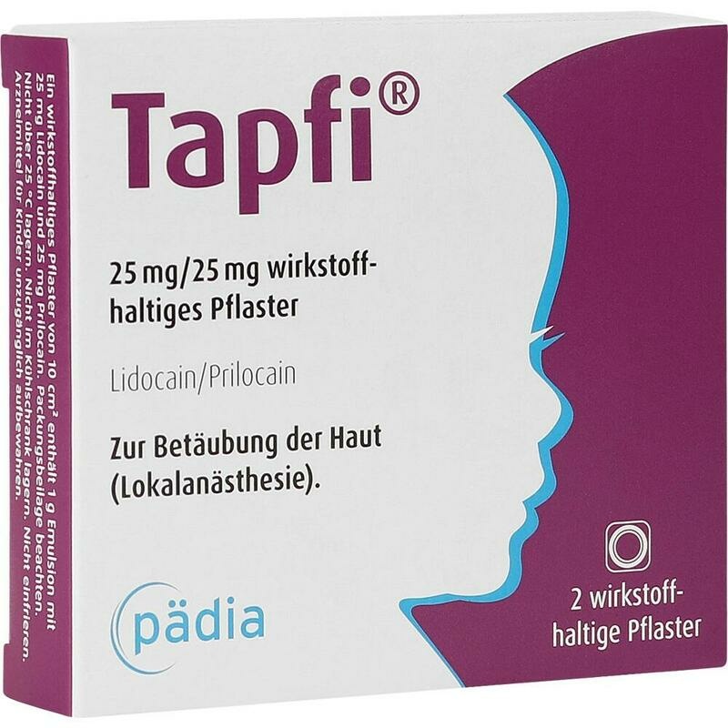 TAPFI 25 mg/25 mg wirkstoffhaltiges Pflaster