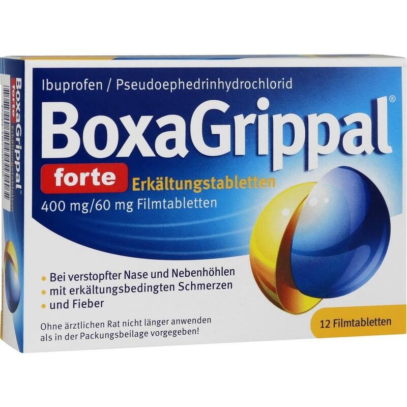 BOXAGRIPPAL forte – Bei Schnupfen, Gliederschmerzen & Erkältungsfieber